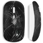 CAPACHEAP Souris sans Fil Vitre brisée