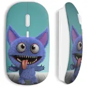 CAPACHEAP Souris sans Fil Little cute monster