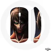 CAPACHEAP Souris Sans Fil poster Eren Yeager Attack on Titan