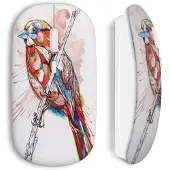 CAPACHEAP Souris sans fil Oiseau paint
