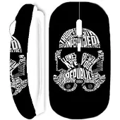 CAPACHEAP Souris Sans Fil Star Wars Yoda Republic Blanc