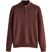 Next Pull-over brun foncé
