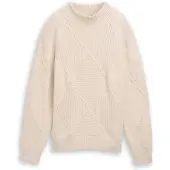 Tom Tailor 1049140 Sweater Beige L Femme