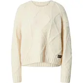 Superdry Pull-over blanc cassé