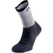 Lurbel Chaussettes Rise Flux Five Gris Noir, Taille M