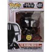 Funko POP! Star Wars - Le Mandalorien avec le Darksaber 491 Edition Spéciale Brille - Pop - Vinyl Figur