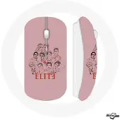 CAPACHEAP Souris Sans Fil Elite Saison 5 Affiche personnages Fanart Logo