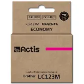 Actis Encre KB-123M (remplace Brother LC123M/LC121M ; Standard ; 10 ml ; magenta)