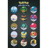 GB eye Pokemon Pack Posters Pokeballs 61 X 91 Cm (5)