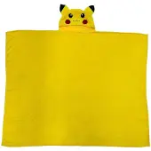 Pokémon Plaid Capuche 120x150 Cm Pikachu