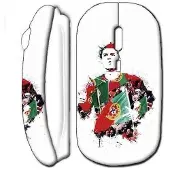 CAPACHEAP Souris footbal ronaldo player Sans Fil