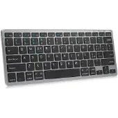 Hamlet XKK400CWB-IT clavier Maison RF sans fil + Bluetooth QWERTY Italien Noir