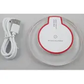 Autre Chargeur Induction Sans Fil Blanc Et Transparent Compatible Iphone