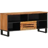 vidaXL Armoire TV 100x34x46 cm en bois massif d'acacia