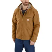 Carhartt Sherpa Lined, veste en textile ,Marron Clair ,M