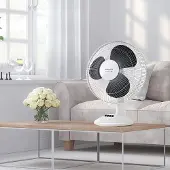Taurus Ventilateur De Table Greco 16 De 40 Cm 40w Blanc