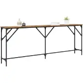 vidaXL Table console Bois Ancien 200 x 29 x 75 cm