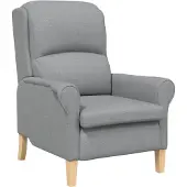 vidaXL fauteuil Gris clair 76 x 94 x 102 cm Tissu Sharpa