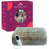 Dreamland Soft Velvet Heated Throw - Indulgent Days - Extra Large