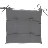 Merkloos Galette De Chaise D'extérieur Korai - 40 X 40 Cm - Gris Ardoise