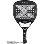NOX At10 Genius Attack 18k Alumby Agustin Tapia Padel Racket Argenté 360-375 gr