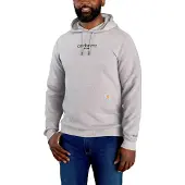 Carhartt Force Logo Graphic Lightweight Hoodie Gris XL Homme