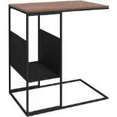 vidaXL Table d'appoint noire 55x36x59,5 cm Bois composite