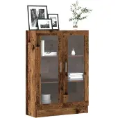 vidaXL Bibliothèque vieux bois 82,5x30,5x115 cm bois d'ingénierie