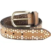 Vanzetti Ceinture camel / gris argenté