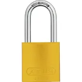 ABUS Cadenas à clé - verrouillage automatique - anse 40 mm - L 40 mm - jaune