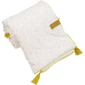 DOMIVA Couverture Bébé Double Face 75x100 Cm Leafy Bunny -