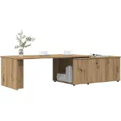 vidaXL Table basse Artisan-Chêne 150x50x35 cm Bois composite