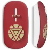 CAPACHEAP Souris sans fil iron man logo
