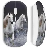 CAPACHEAP Souris Sans Fil Cheval chevaux water sprint