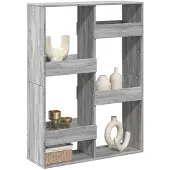 vidaXL Cloison de séparation sonoma gris 100x33x135 cm bois ingénierie