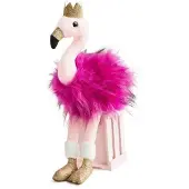 Histoire D'ours - Doudouflamant Rose Couronne 45cms Ho2771