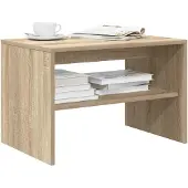 vidaXL Armoire TV Chêne Sonoma 60x40x40 cm Matériau dérivé du bois