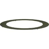 vidaXL adapté pour anneau d'arbre plat vert olive Ø90 / 120 cm acier