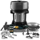 Cecotec Robot de Cuisine Multifonction avec Distributeur d'Aliments Mambo CooKing Unique. 2200 W, 45 Fonctions, Recettes