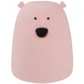 Eco-Light Lampe de table LED « Petit ours » rose nuit, 1 W, RGBW, plastique, dimensions : 8,8 x 27 x 10,3 cm, IP20, Mary's