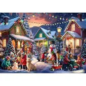 Bluebird Puzzle Puzzle de Noël 2000 pièces - Ambiance village d'hiver