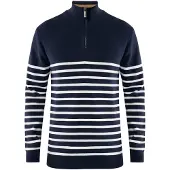 Mexx Pull-over bleu marine / blanc naturel
