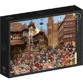 Grafika Puzzle L'Alsace - 1000 Teile Legespiel Multicolour