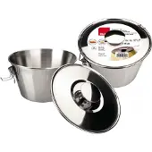 Ibili Moule à pudding inoxydable 18 Cm Argent Argent One Size