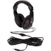 TNB CSHOME1 - HOME - Casque Hifi circum-aural idéal TV + adapt. 6.35 câble 8m - noir
