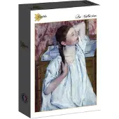 Grafika Mary Cassatt : Jeune Fille Coiffant ses Cheveux, 1886