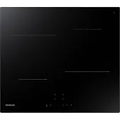 Samsung NZ64T3706A1, Noir, Encastrable, 60 cm, Plaque de cuisson à induction avec zones, Verre, 4 zones/zones