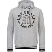 Lonsdale Sweat-shirt 'Mamhead' gris chiné / noir