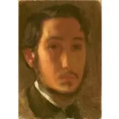 Grafika Puzzle Art Edgar Degas Autoportrait au col blanc 1000 pièces
