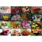 Grafika Collage - Bouquets de Fleurs